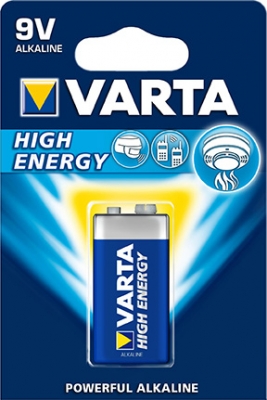 Varta Batteri 6LR61 High Energy 9V i gruppen BATTERIER / VRIGA BATTERIER / AA / AAA / 9V - BATTERIER hos TH Pettersson AB (30-VAR 6LR61)